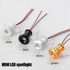 1W Power Mini LED Spotlight 3000K Warm Light Cabinet Downlight Durable Spot Lights  Indoor Lighting