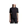 Moncler Embossed Logo T-Shirt Round Neck Short Sleeve Women Tops Black J1-093-8C00002-89A17-999
