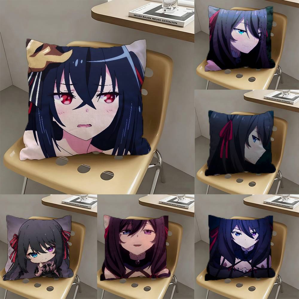 1pc Yoruka Kirihime Anime Characters Pillow Case Fashion Square Pillowcase Bedroom Sofa Room Ins Decoration Leisure