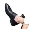 Spring and summer trend Korean version of pointed leather shoes soft leather breathable and comfortable business casual leather shoes boys retro wor