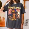 Womens Vintage Disney Kingdom Lion King T Shirt Cotton  Unisex Short Sleeve Streetwear Oversized Loose Casual Stylish