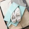 Travel Shoe Storage Bag Waterproof Dust-Proof Strong Zipper Luggage Shoe Organizer Multi-purpose Faux Leather Bag