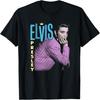 Elvis Presley Retro Porträt T-Shirt