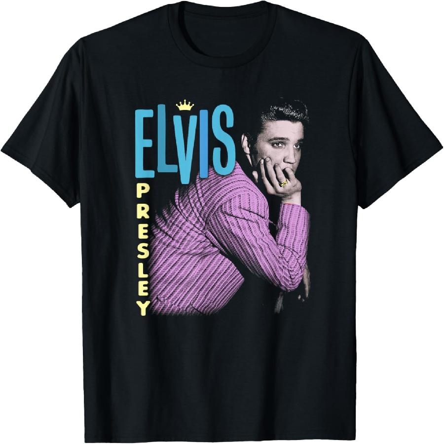 

Elvis Presley Retro Portrait T-Shirt XXXXXL чорний