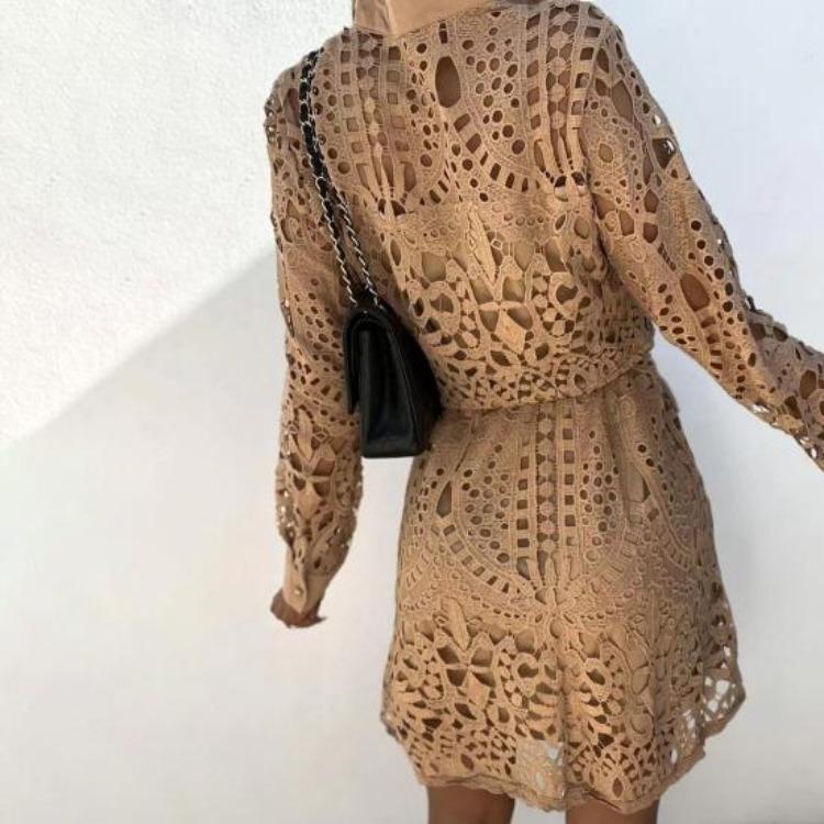 Elegante Vestido de Fiesta de Color Sólido Ajustado Mini Vestido por Encima de la Rodilla para Banquete