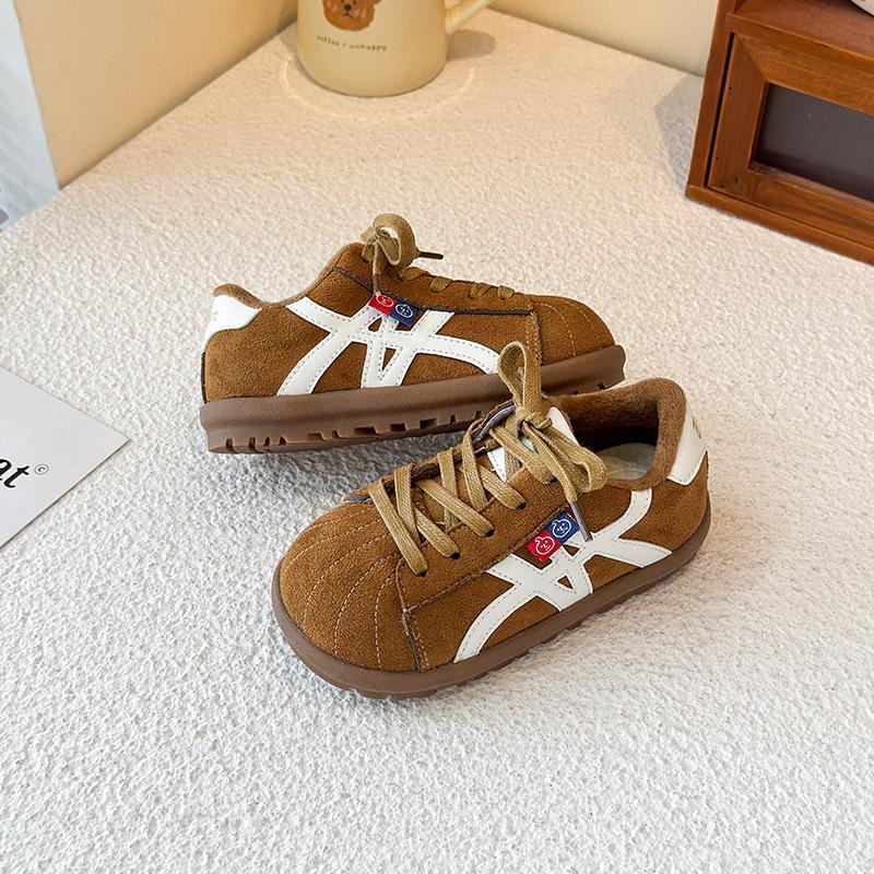 2025 Winter Kids' German Sports Shoes - Girls' & Boys' Velvet-Lined Non-Slip Soft Sole Forrest Gump Shoes