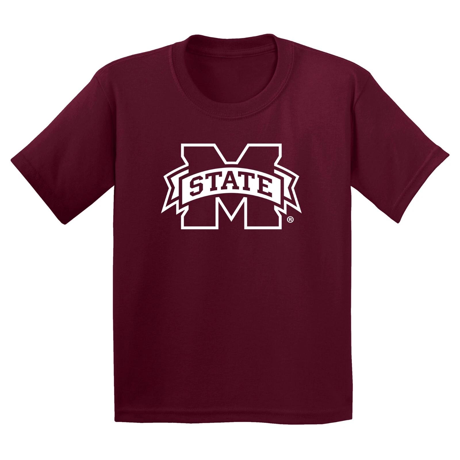 Mississippi State Bulldogs Primary Logo Youth T-Shirt - Maroon S