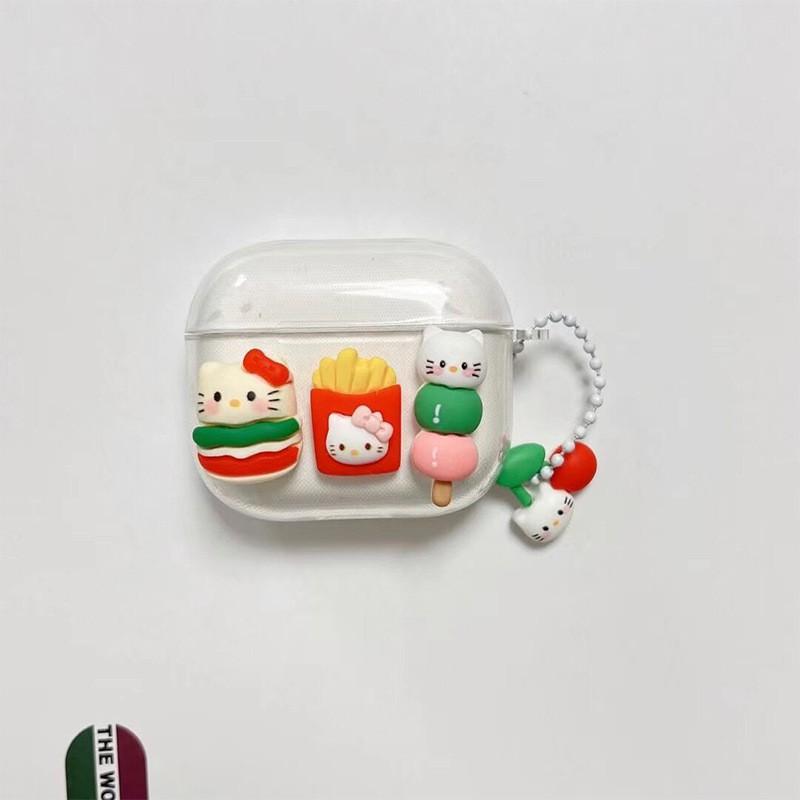 

Airpods1/2nd Generation Cartoon Cute Apple Bluetooth Earphone Protective Case 3rd French Fries Pro Female Version Ins AirPods 1 2