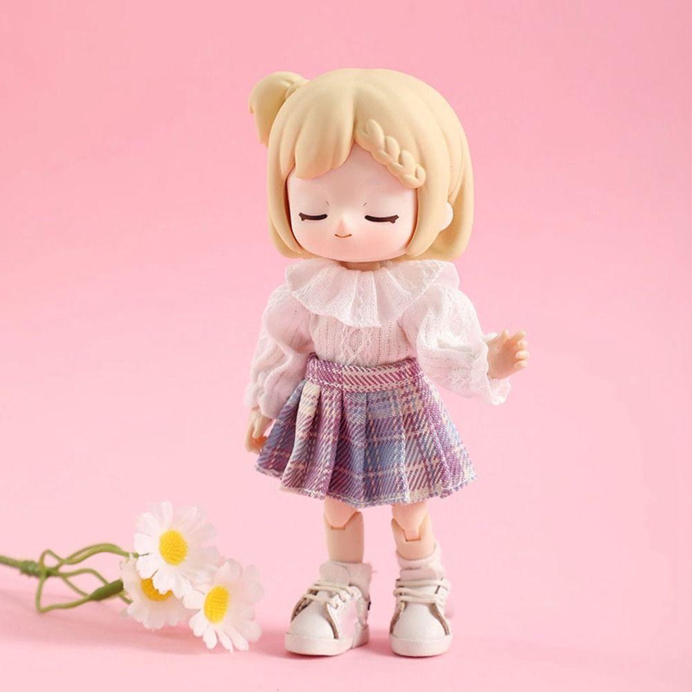 3 Colors Doll Shirt Tops Doll Clothes Accessories for 1/11 ob11 Dolls For 1/12 Bjd Dolls