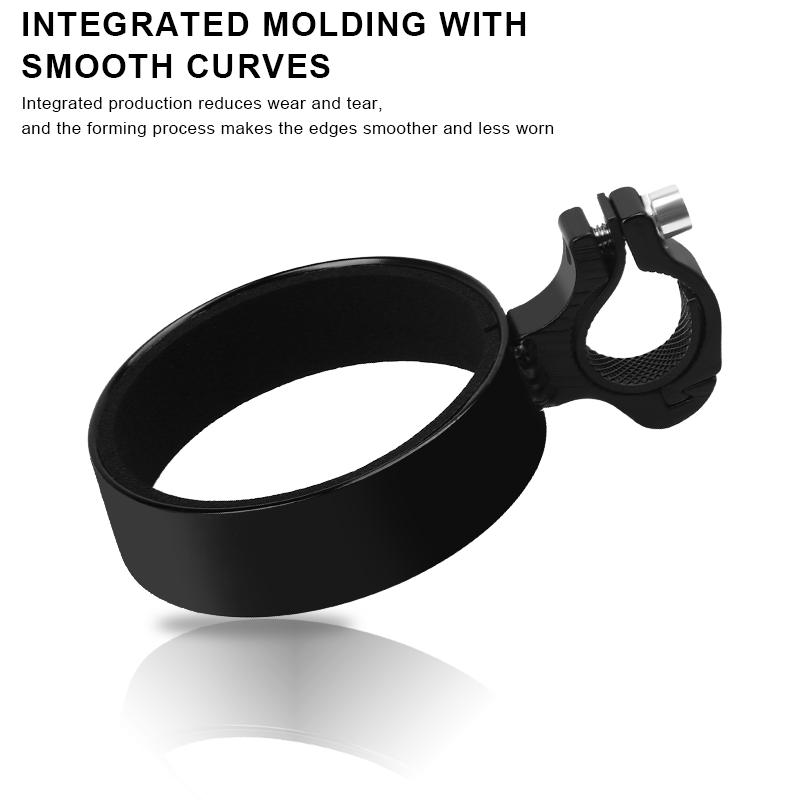 Suporte para garrafa de bicicleta RIDERACE Suporte para copo de café Suporte para guidão de bicicleta Suporte de liga de alumínio Retro para ciclismo Suporte para copo de chá