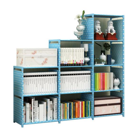 Storage Rack Easy Assembly Metal Tubes Non-Woven Fabric Dustproof Waterproof Large Capacity