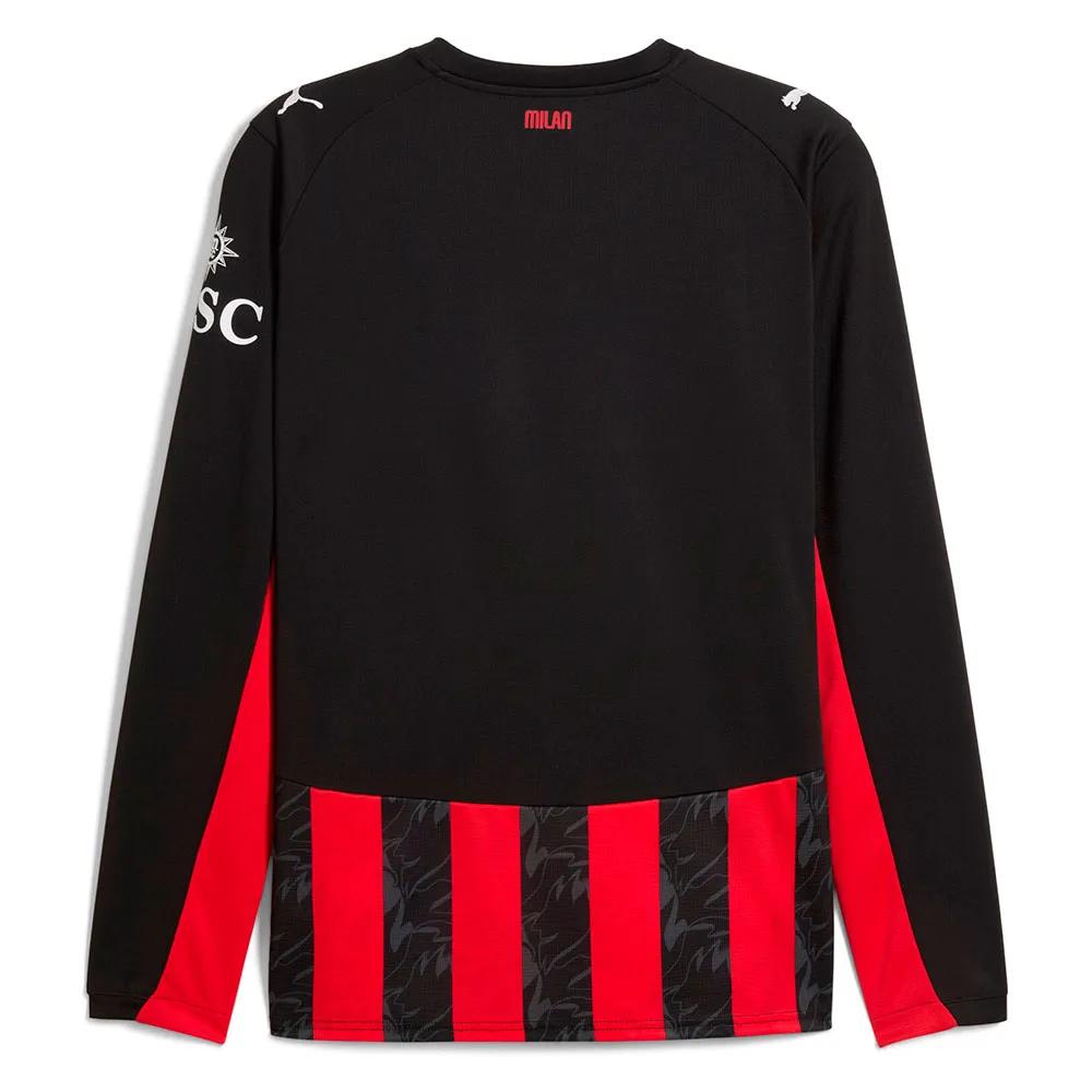 PUMA Ac Milan 25/26 Replica Home Long Sleeve T-shirt 100% Recycled Polyester