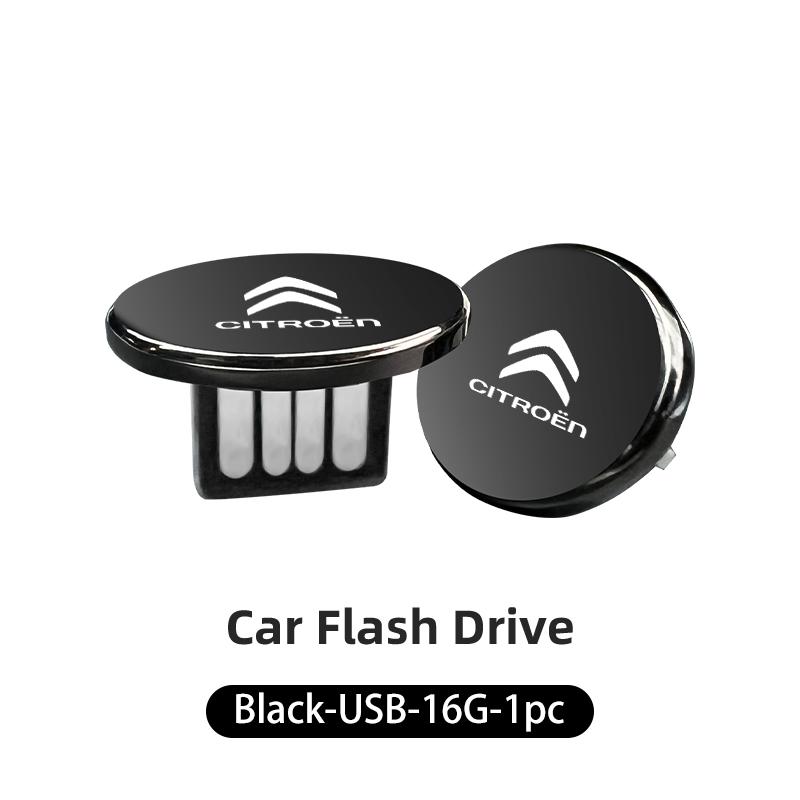 Car USB Type-C Flash Drive Mini Memory Stick Music Device Accessories For Citroen C4 C3 C5 C1 C2 Berlingo Celysee Cactus Picasso