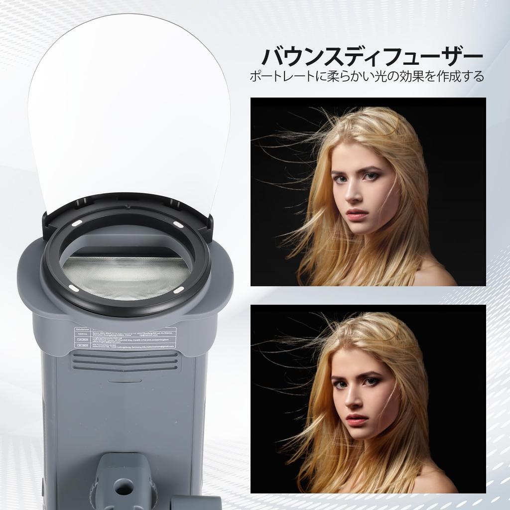 NEEWER Magnetic Flash Adapter Ring for Q3 Strobe Square Head To Round Head Silicone Dome Diffusion Color Gel and Waterproof Carry Case Flash, Adapter,