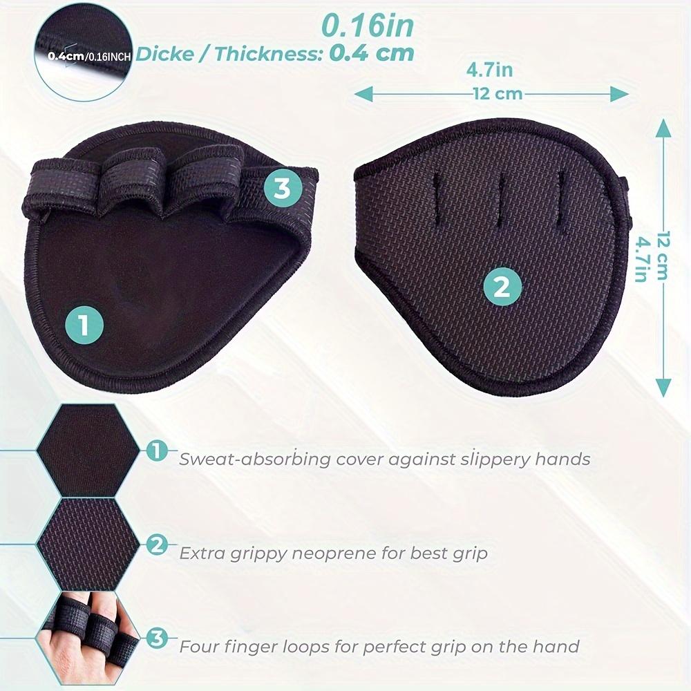 Neoprene Lifting Grips - Non-Slip, Sweat-Resistant Hand Pads for Weightlifting, Calisthenics & Powerlifting - Fit