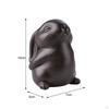 Figurine Bunny Statue Animal Sculpture Collectibles Tea Table Decor Ornament for Office Bedroom Home