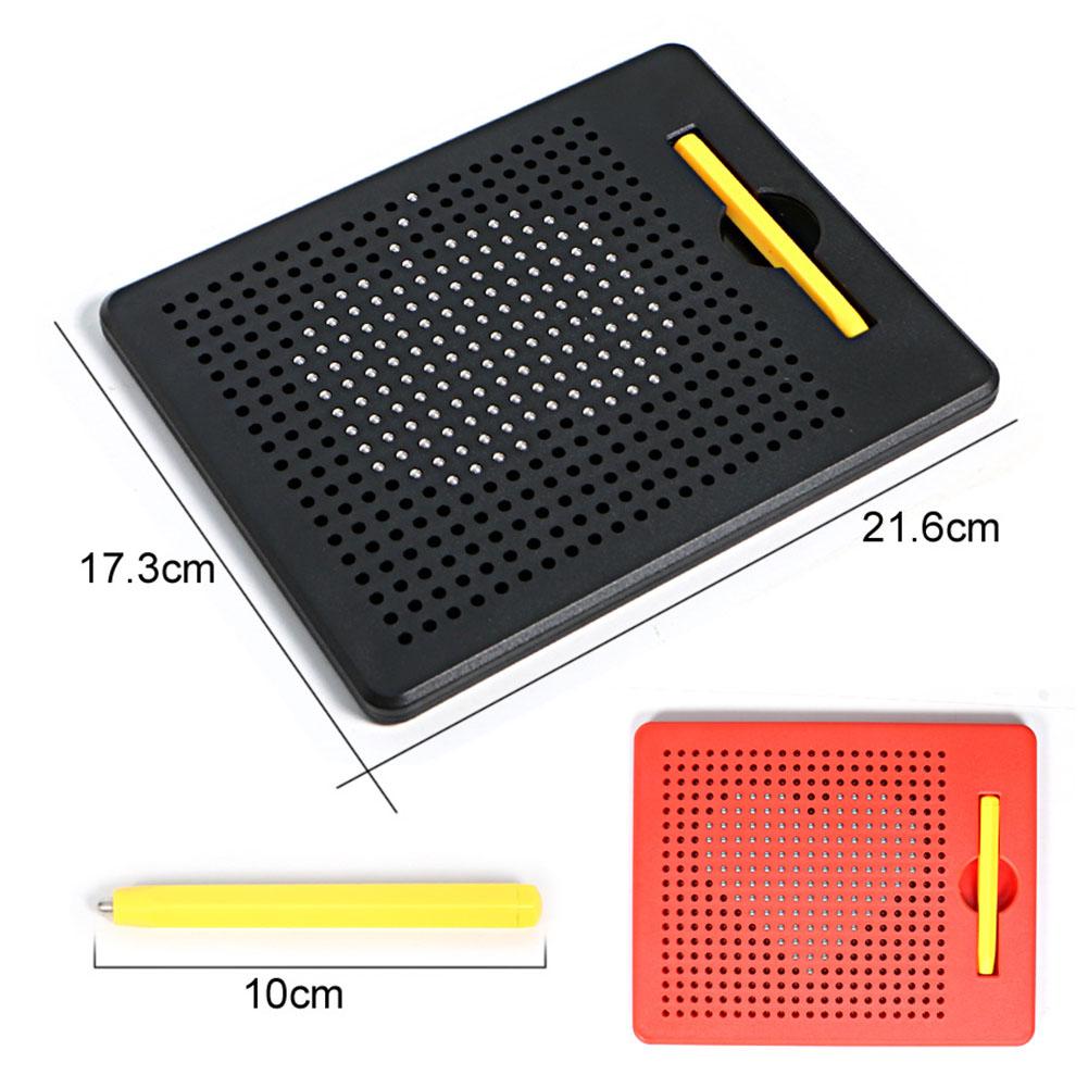 Kids Magnetic Tablet Magnet Pad Drawing Board Magnetic Steel Beads Ball Kids Learning Toy