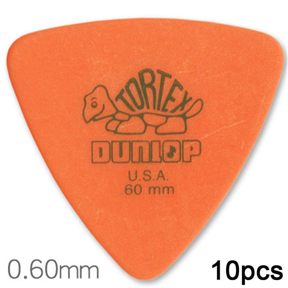 10pcs Guitar Delrin Dunlop Guitar Picks 0.5/0.6/0.73/0.88/1.0/1.14MM Anti-slip Style Electric Guitar Picks Triangle Picks