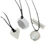Comb Love Metal Pendant Long Black Rope Necklace Women'S Retro Light Luxury Elegant Fashion Versatile Neck Chain Sweater Chain