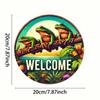 Metal Wall Art Home Decor Unique Design Bedroom Bar Durable Hanging Easy Family Gift