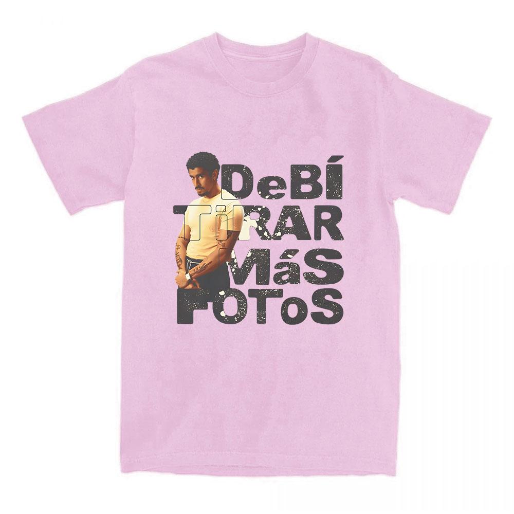 

Debí Tirar Más Fotos Bad Bunny Tshirts Cotton Short Sleeve Oneck Tshirt Summer Casual Comfortable Women Unisex Teeshirt Unisex 4XL