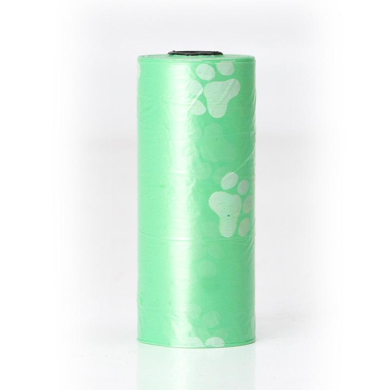 Dog Walking Portable Solid Color Poop Bags