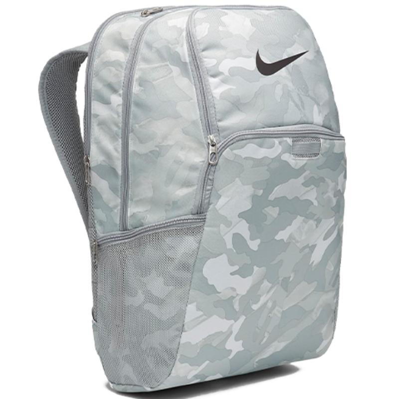 Nike Polyester Backpack Unisex Gray Camouflage Casual BA6216-079