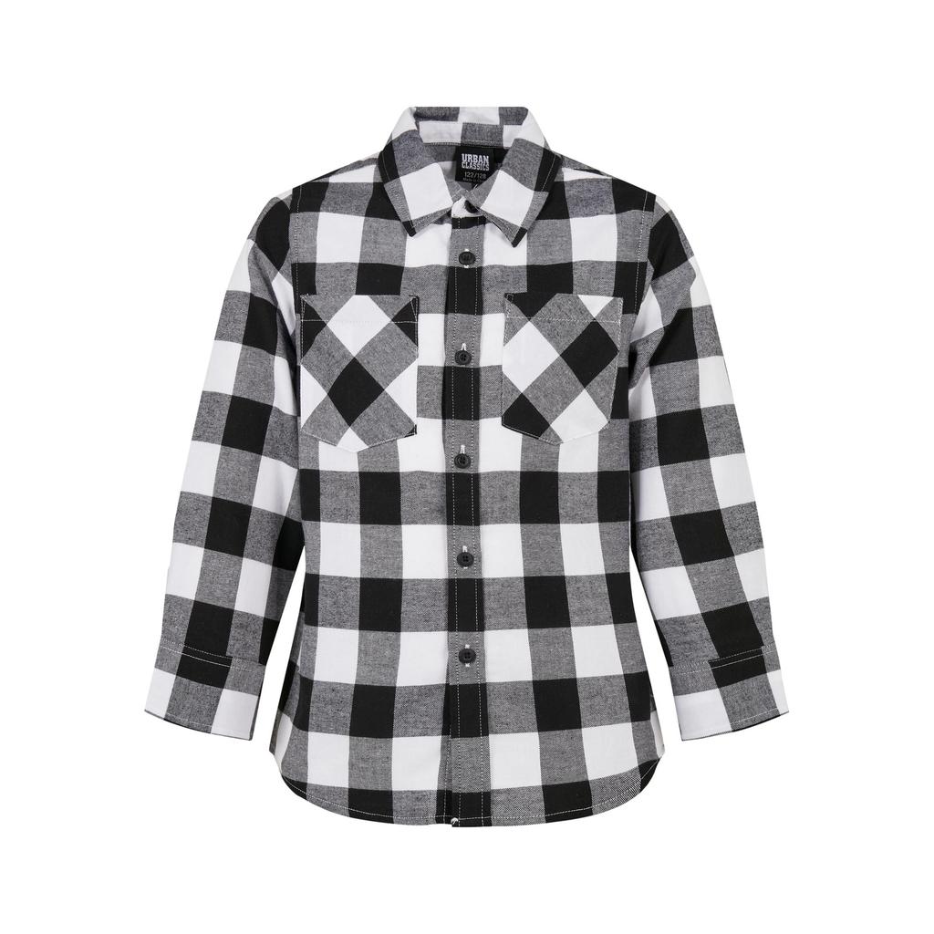 Urban Classics Boys Checked Flannel Shirt