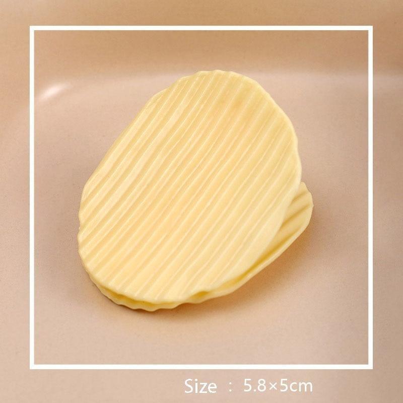 5 pinzas para modelar papas fritas, estilo oficina, escuela, papelería, suministros decorativos para fotos.