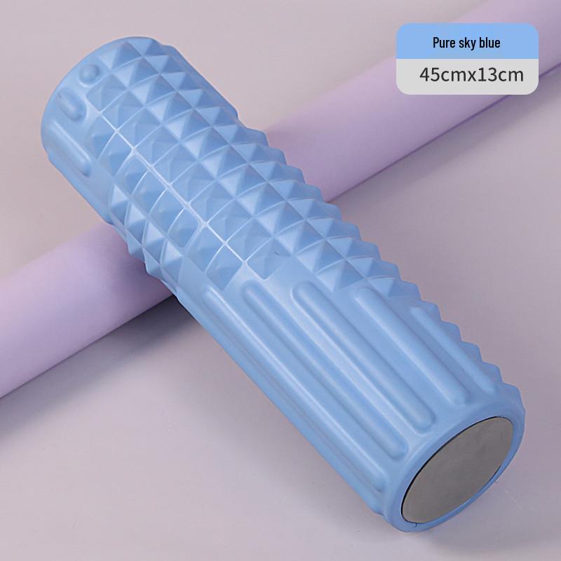 Zf1 45cm 2-in-1 Foam Roller & Wolf Teeth Stick for Yoga, Fitness, Muscle Massage & Stretching