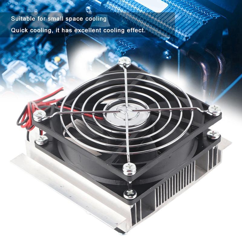XD‑35 Thermoelectric Peltier Plate Module Cooling System DIY Kit for Small Space Cooling Electrical Equipment Peltier Cooler
