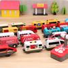 RC Electric Train Set Locomotive Magnetic Train Diecast Slot Toy Fit for Brand Wooden Train Railway Track Toys for Kids Gifts