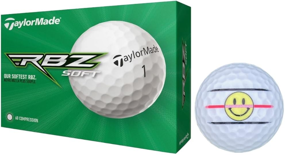 

Мяч для гольфа TaylorMade RBZ SOFT с мягкой линией 1 [Hapiraki_Golf Line] (Белая дюжина_Нико-чан) белый