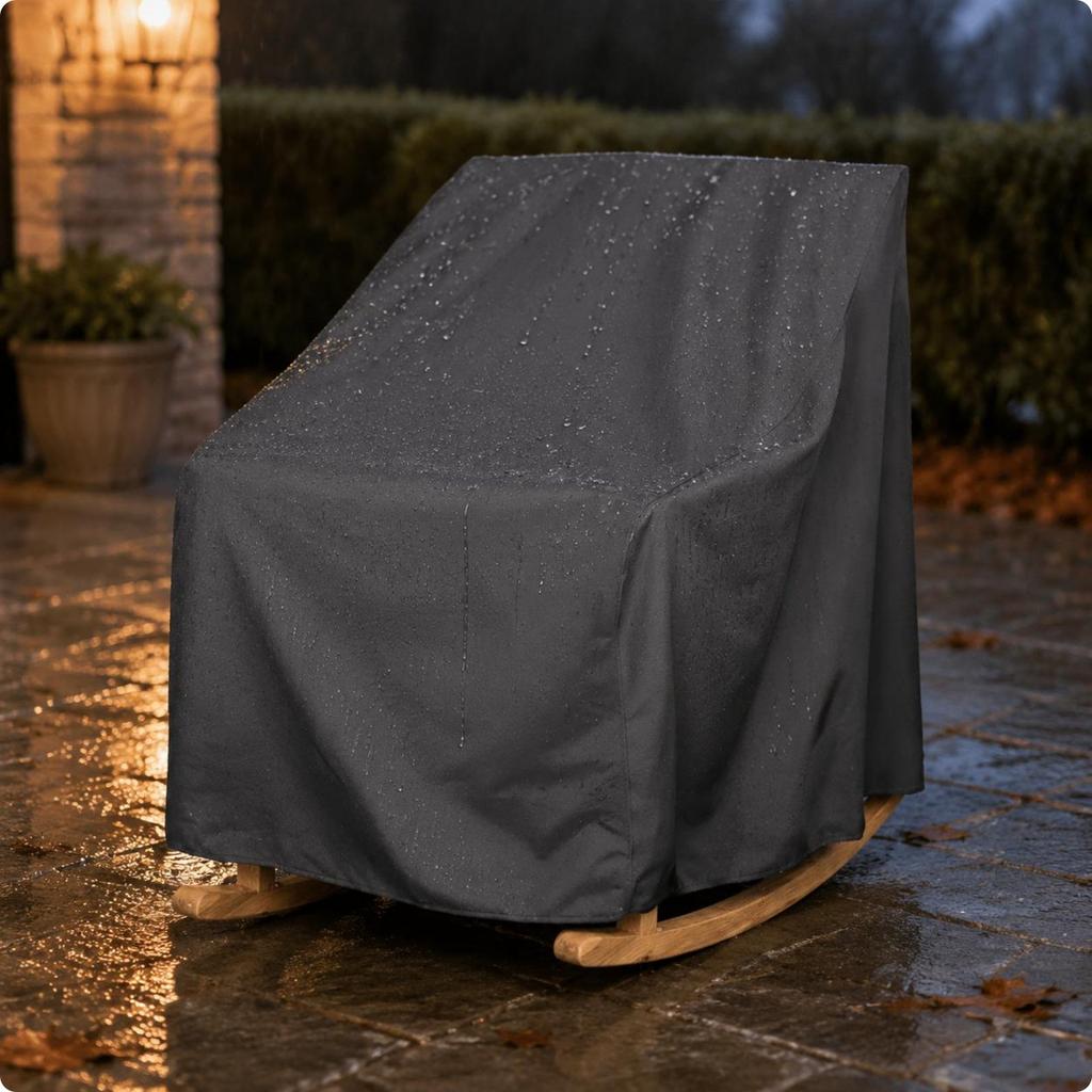 Wasserdichte Schaukelstuhl Abdeckung Wetterfeste Schaukelstuhl Abdeckung Outdoor Möbel Staubdicht Winddicht