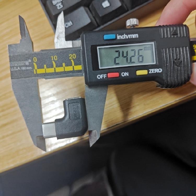 Right Angle USB C Elbow Adapter 10Gbps Transfer Speed 5A Charging Type C Female to Male Coupler for Cameras, Toy