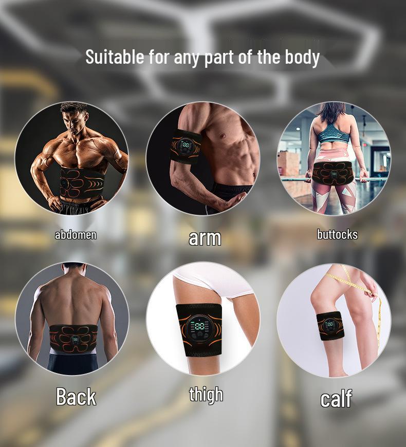 EMS Muscle Stimulator Abdominal Exerciser Waist Belt for Full-Body Fitness and Strength Training.