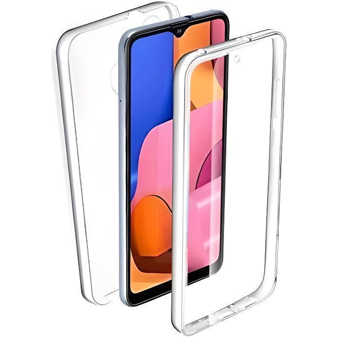 Coque - Samsung - Galaxy A12 - Silicone gel - Protection intégrale - Transparent