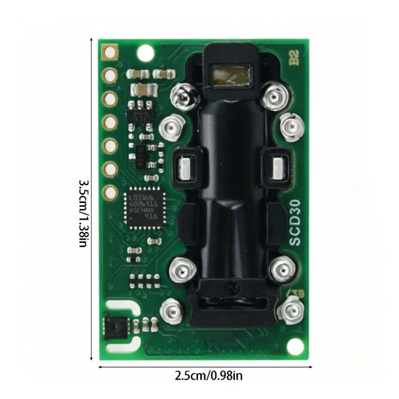 HVAC Data Board for Direct System Use, Carbon Dioxide Temperature Moisture Reading Circuit Board for Ventilation Project Planning Use
