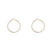 S925 Silver Needle Exaggerated Simple Hoop Earrings: Luxurious, High-End European & American Style for Women