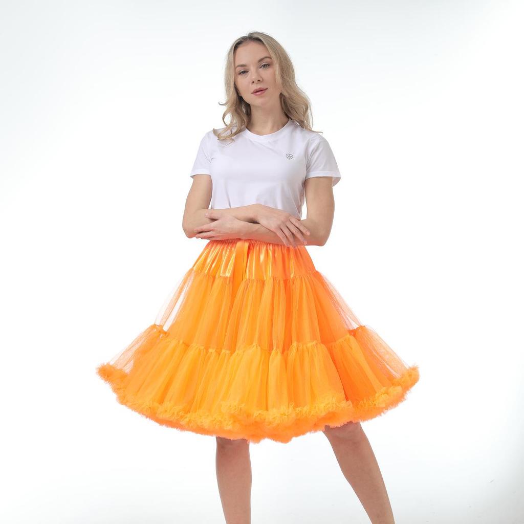 Adult Lolita Super Puffy Hexagonal Mesh Skirt Petticoat for Cosplay Dance
