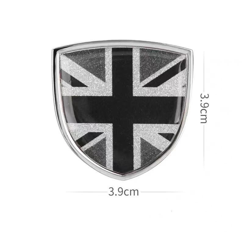 Car Decal Sticker Accessories Alloy Badge Paste Shield Styling Cover Universal For CooperS One F54 F55 F56 F60 R55 R56 R60