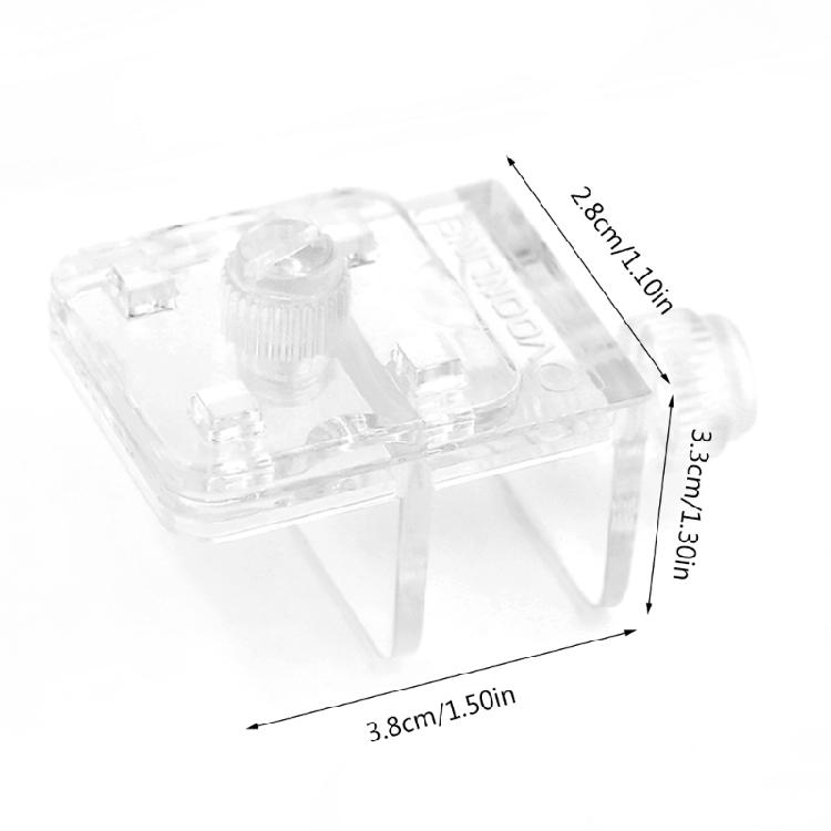 2 sztuki Klipsy mocujące siatkę przeciw wyskakiwaniu do akwarium