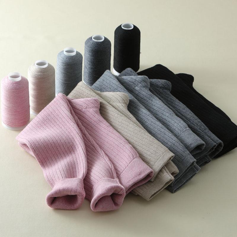 Children’s Thick Wool Cashmere Pants for Fall & Winter – Knitted Ribbed Base Layer for Boys & Girls, Suitable for Big Kids.