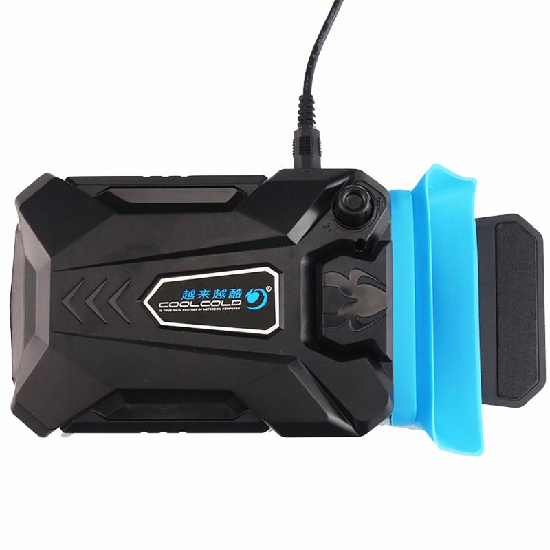 COOLCOLD K27 Portable Notebook Laptop Cooler USB Air Extracting Cooling Vacuum Fan Radiator Laptop Notebook Cooler