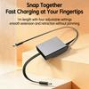 66w USB C Cable Type-C to Type-C Fast Charging Data Retractable Transfer Cable For iPhone 17/16/15 Xiaomi Huawei Samsung Phones