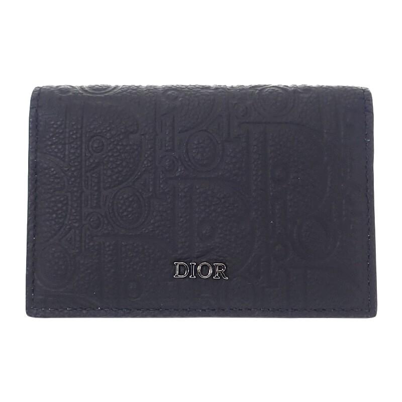 Dior  2ESCH178FLG_H00N Card Case black Calfskin mens