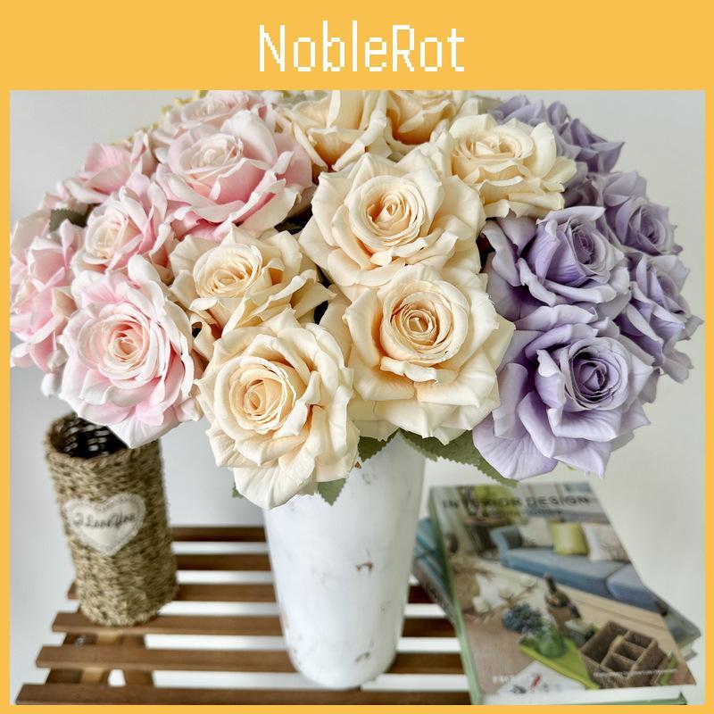 Rose Artificial Flower Wedding Hotel Restaurant Desktop Decoration Ornament Room