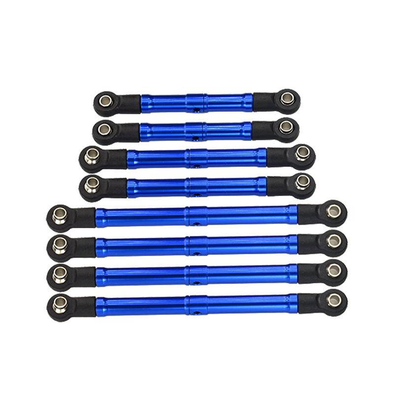 GPM Metal Alloy Adjustable Full Set Tie Rod Links 9742R+9749 for Traxxas 1/18 TRX4M TRX-4M Defender Bronco RC Crawler Car