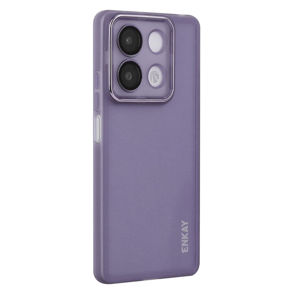 ENKAY HAT PRINCE For Xiaomi Redmi Note 13R Pro 5G Case Matte TPU Phone Cover with Lens Film