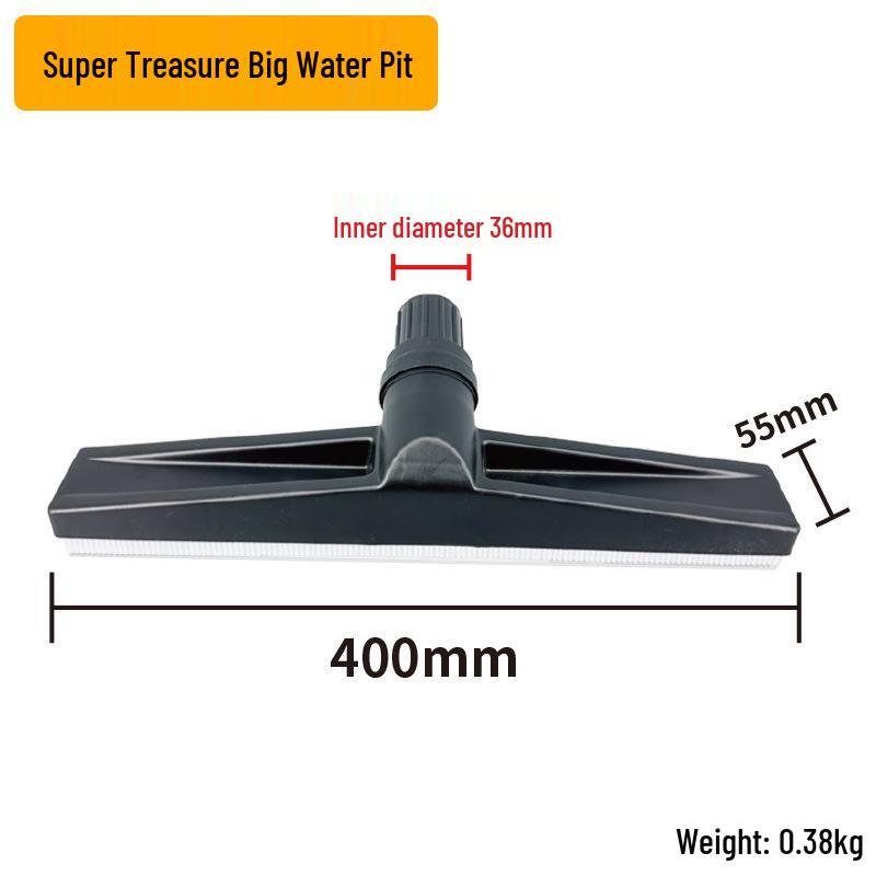 Original Universal Vacuum Cleaner Accessory Set: Water Squeegee Head & Floor Scraper, 36mm.